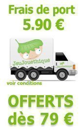 Frais de transport : &agrave; partir de 4,90 EUR, gratuits d&egrave;s 59 EUR.