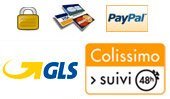 Paiement s&eacute;curis&eacute; - livraison GLS ou Colissimo