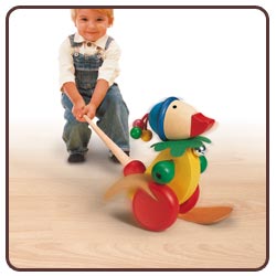 Jouets à traîner, à pousser