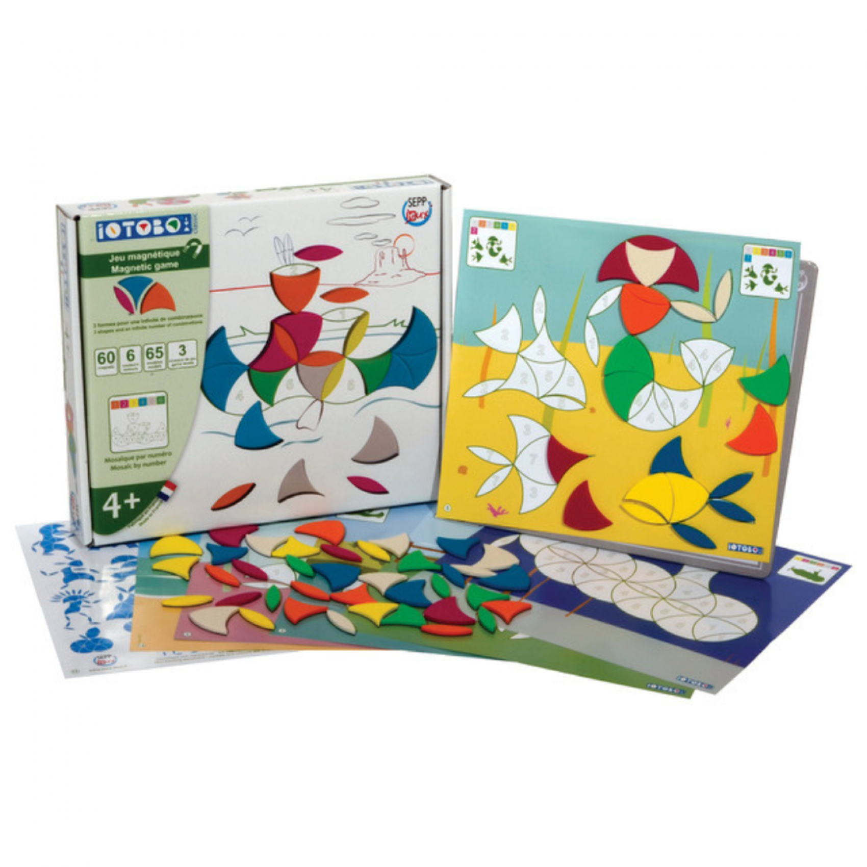 Jeux en mosaïque pour enfants pour créer des objets colorés