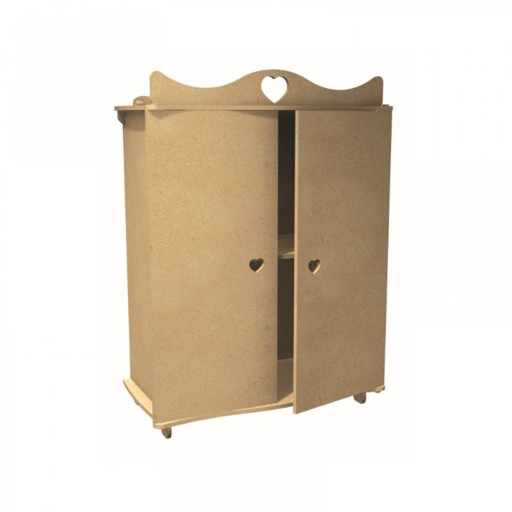 Armoire De Poupée Pour Poupées 30cm - Avec Porte-Vêtements Et Étagère à Chaussures | Jeu D'Imitatio Et Créativité
