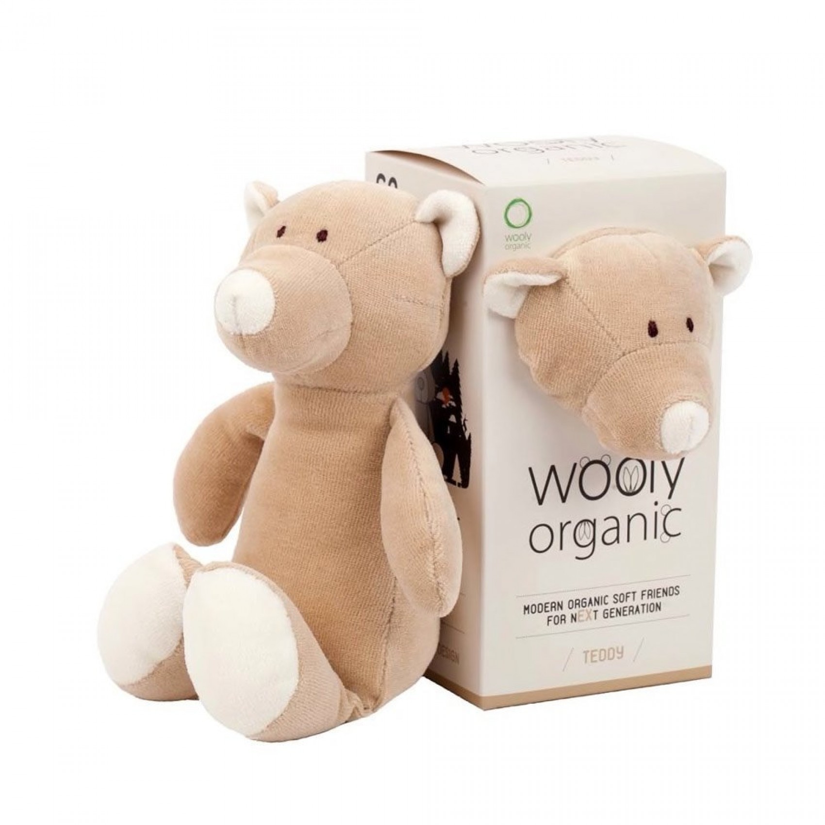 Chapeau bébé oreilles d'ourson coton bio Wooly Organic - ELO is BIO