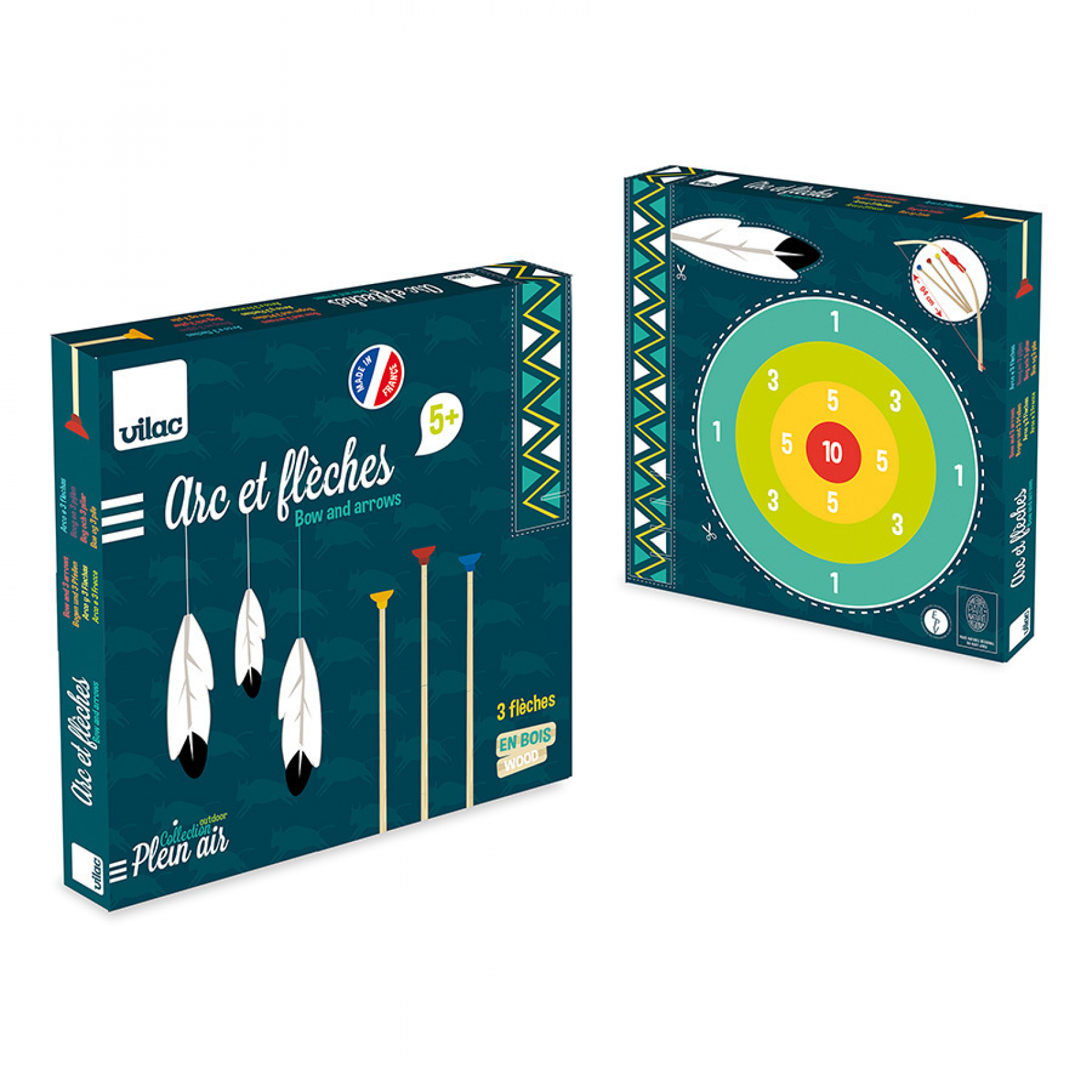 Boîte pour Flèches Noire pour 12 Flèches Tir à l'arc
