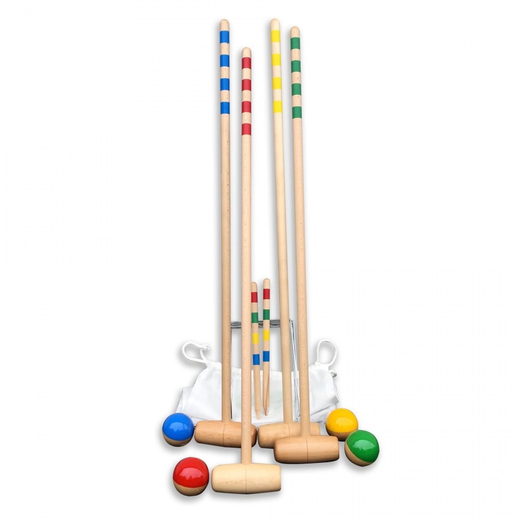 Jeu de croquet dans un sacadulte Artisan du Jura