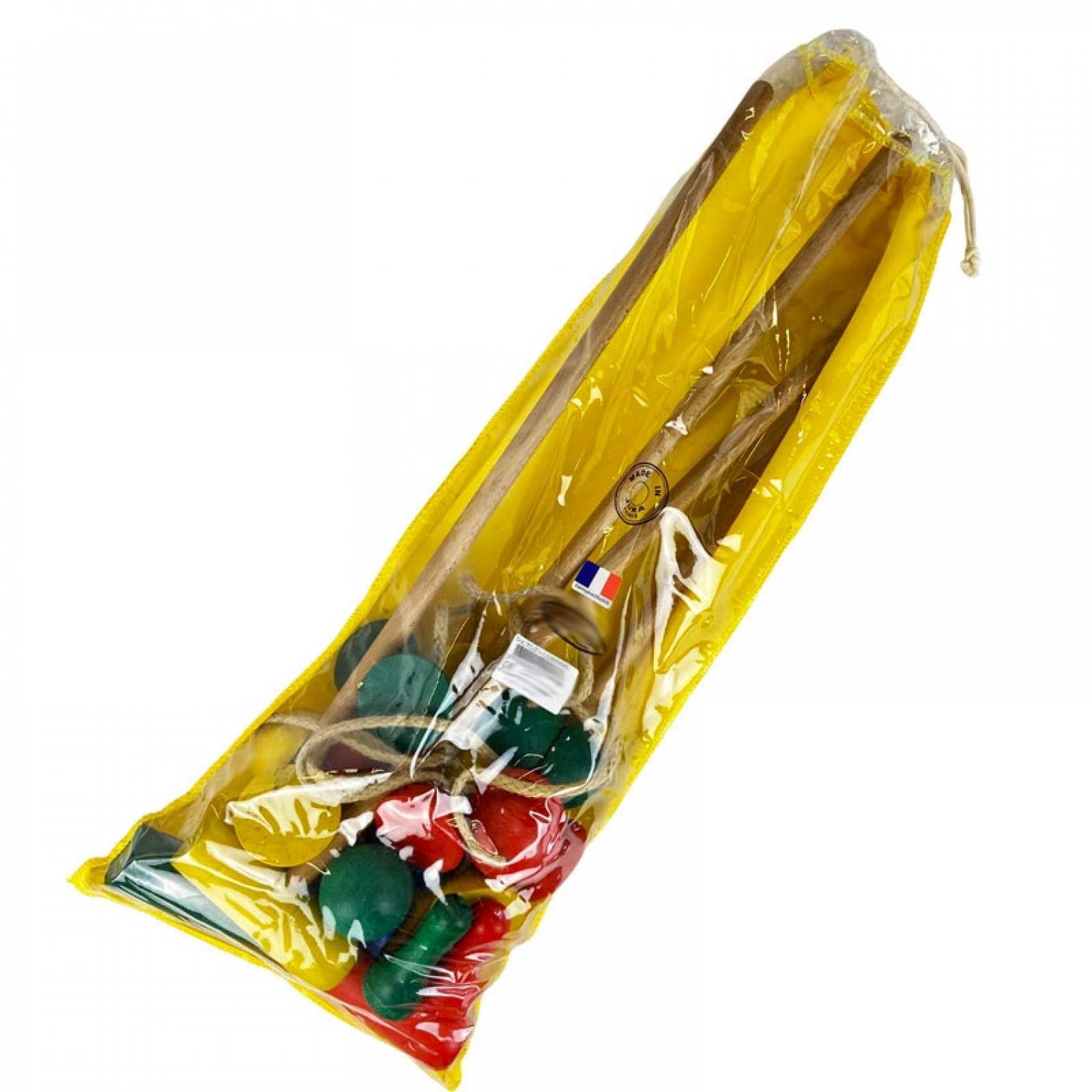 Jeu de croquet enfants dans un sac transparent Artisan du Jura