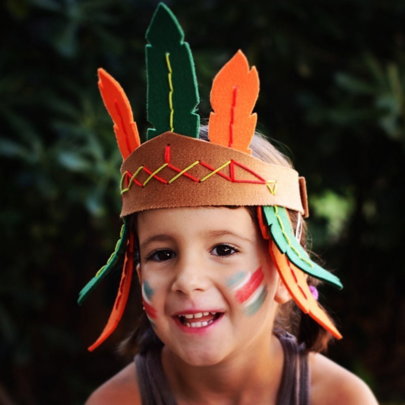 Idezek Coiffe Indienne Enfants Plumes Amérindiennes - Costume Fête Et Photo Props