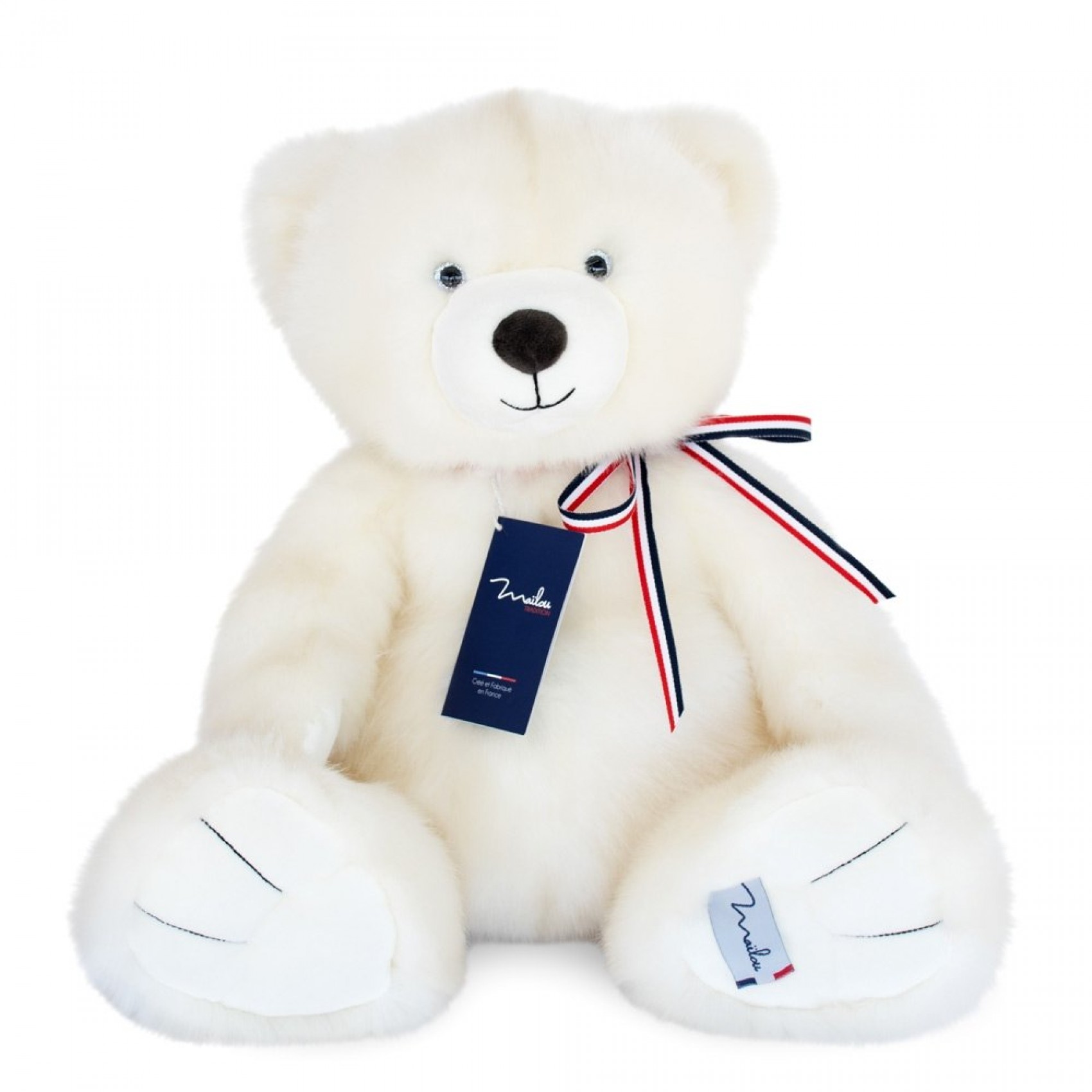 Doudou Ours - Le petit Frenchie - Beige - 20 cm - Maïlou Tradition