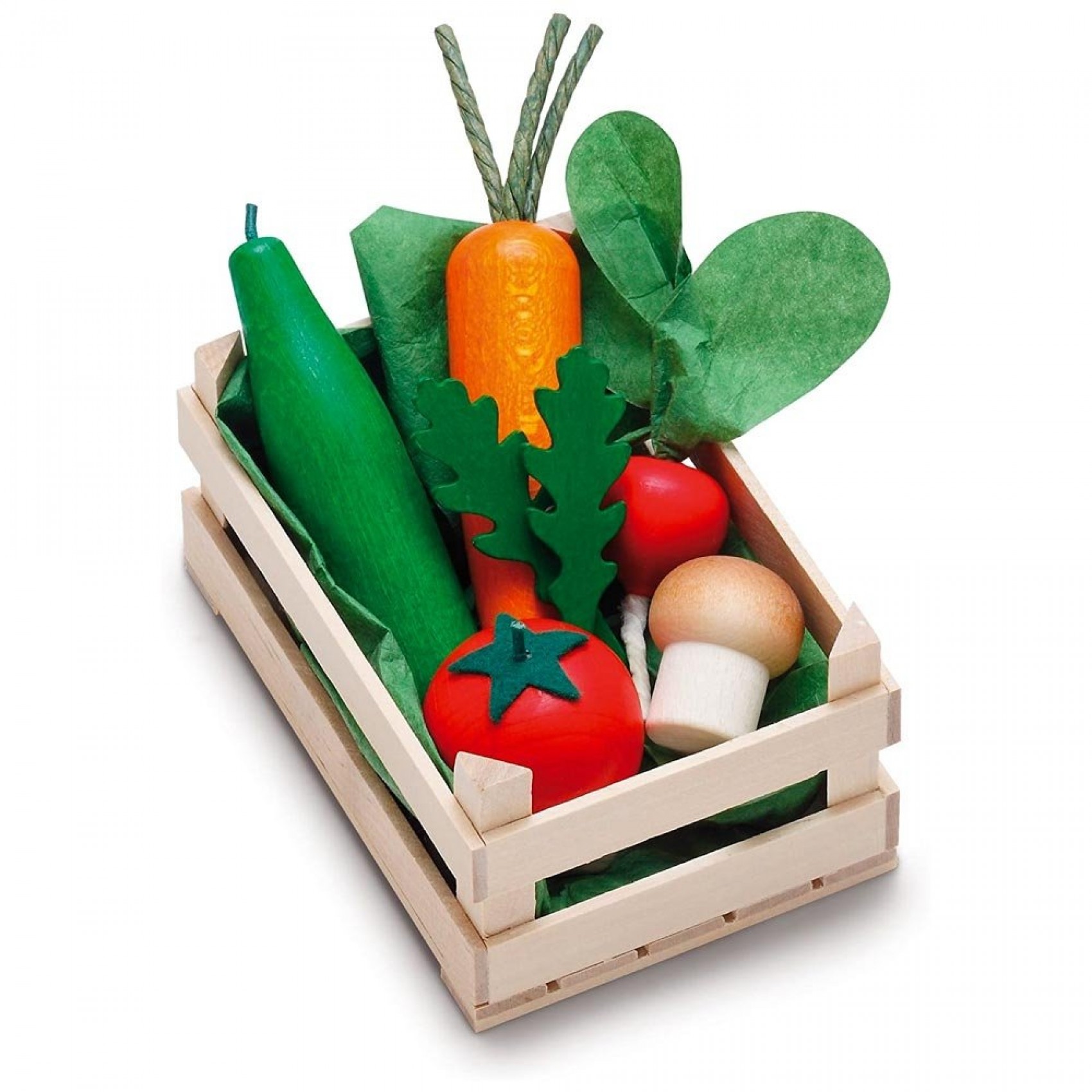 Légumes en bois, Jouet éveil bébé à empiler, Jouet en bois fruits et  légumes