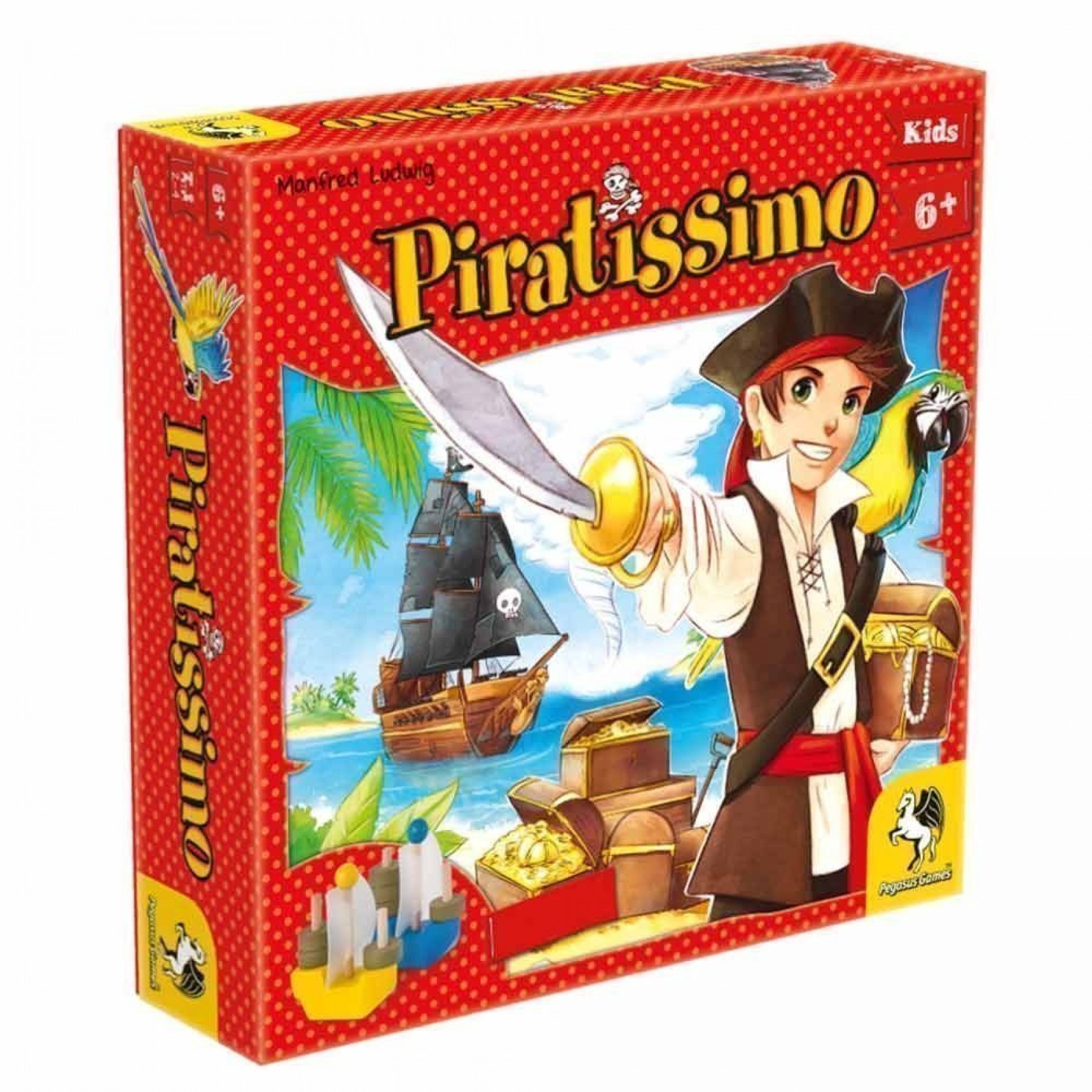 Gioco Da Tavolo Piratissimo Matagot - Edizione Francese - 2-4 Giocatori - Da 6 Anni - Durata 20 Minuti - Caccia Al Tesoro - 3