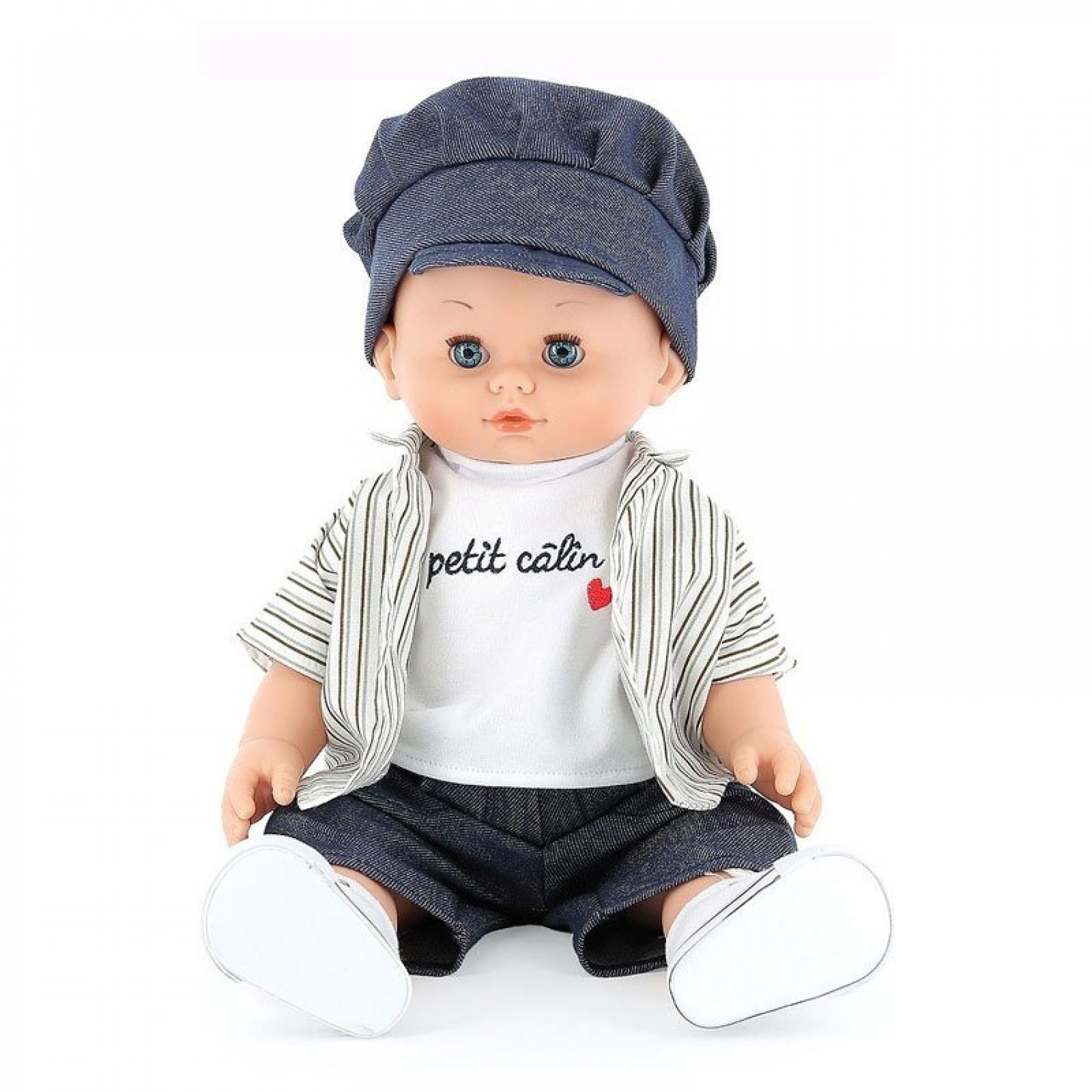 Poupée Petit Câlin Jules 36 cm Petitcollin - Main Image