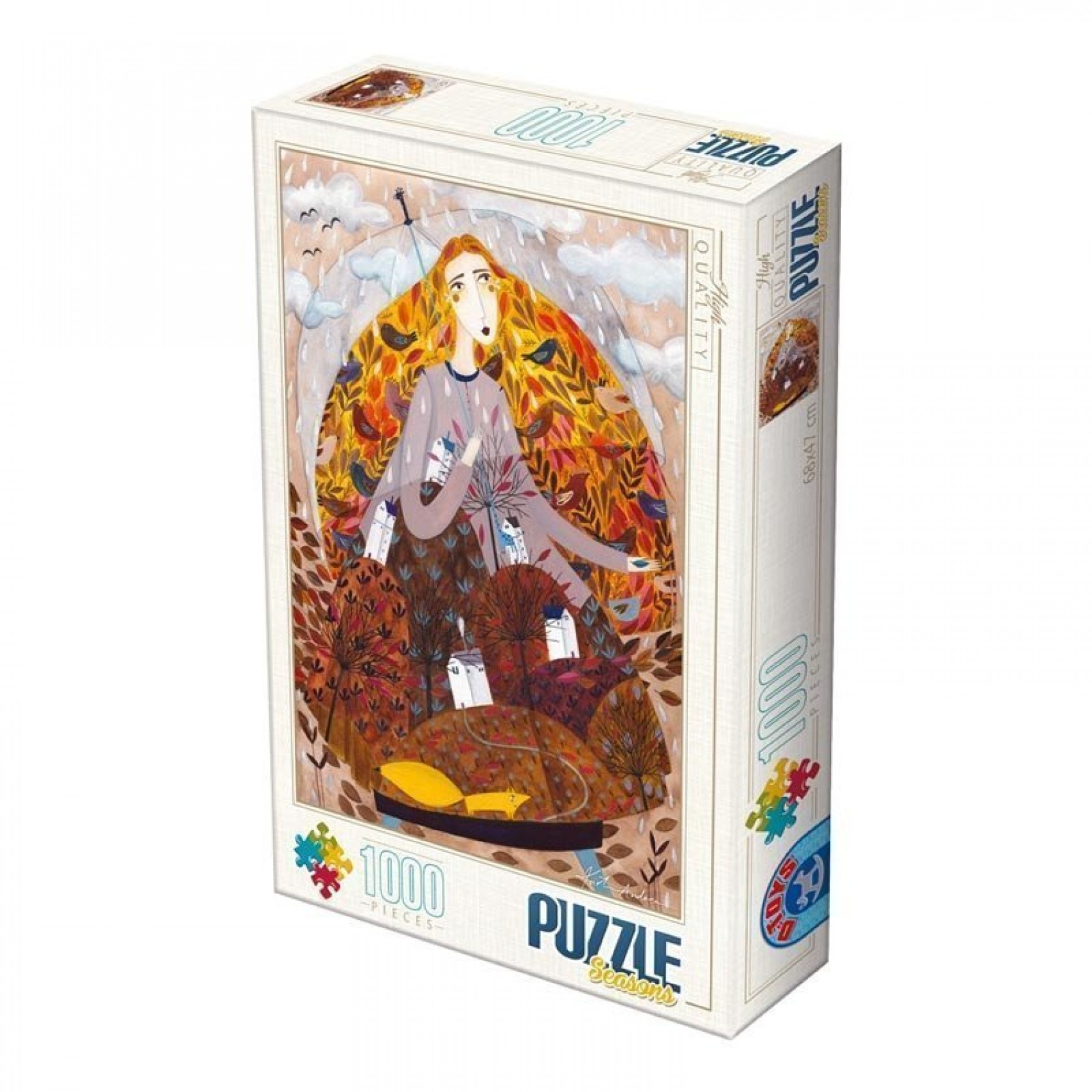 Puzzle 1000 pièces Kürti Andrea - Automne - D-Toys
