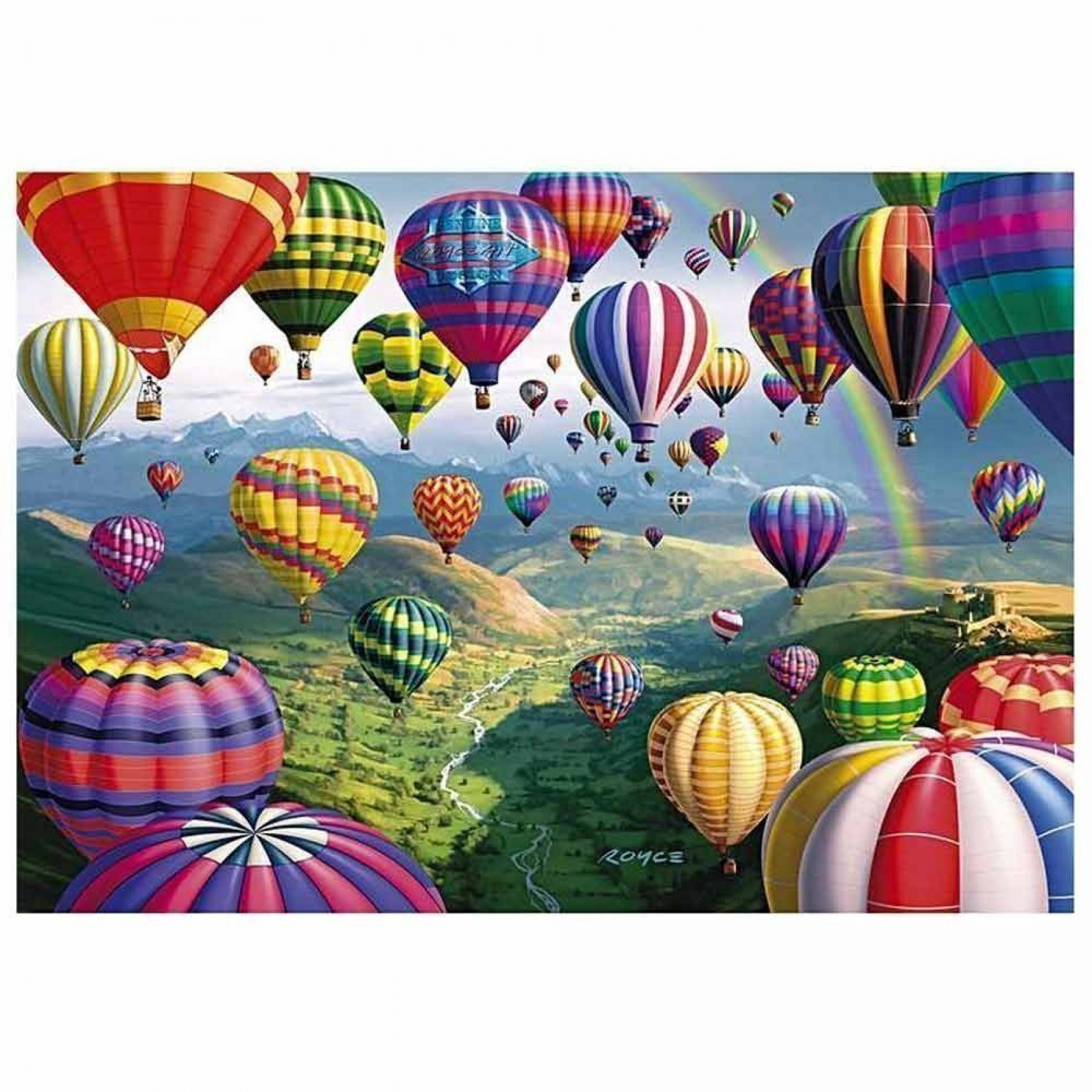 Grand puzzle en bois 96 pièces illustration enfantine différents métiers