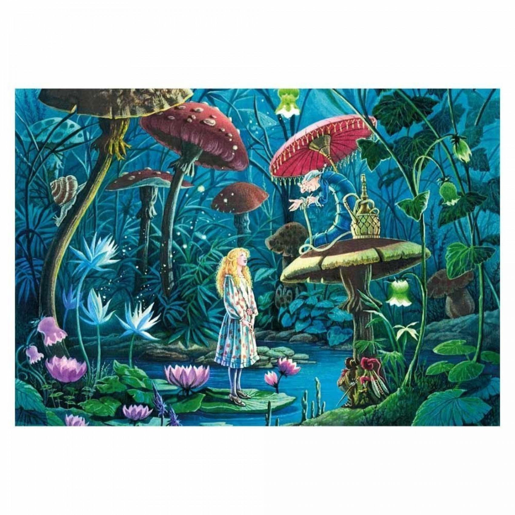 Puzzle en bois Alice au Pays des Merveilles - 100 pièces - Puzzle