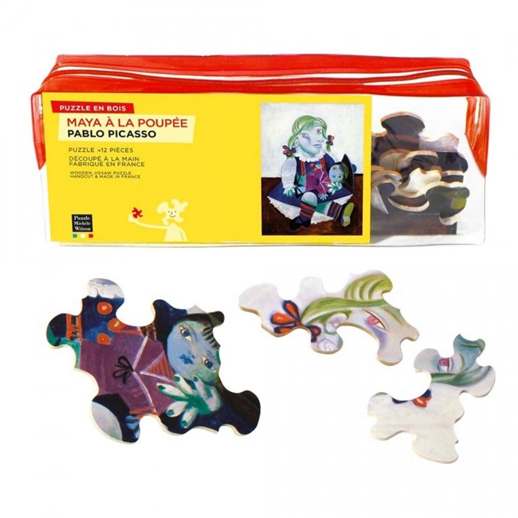 Puzzle en bois Maya à la Poupée Picasso 12 pièces Puzzle