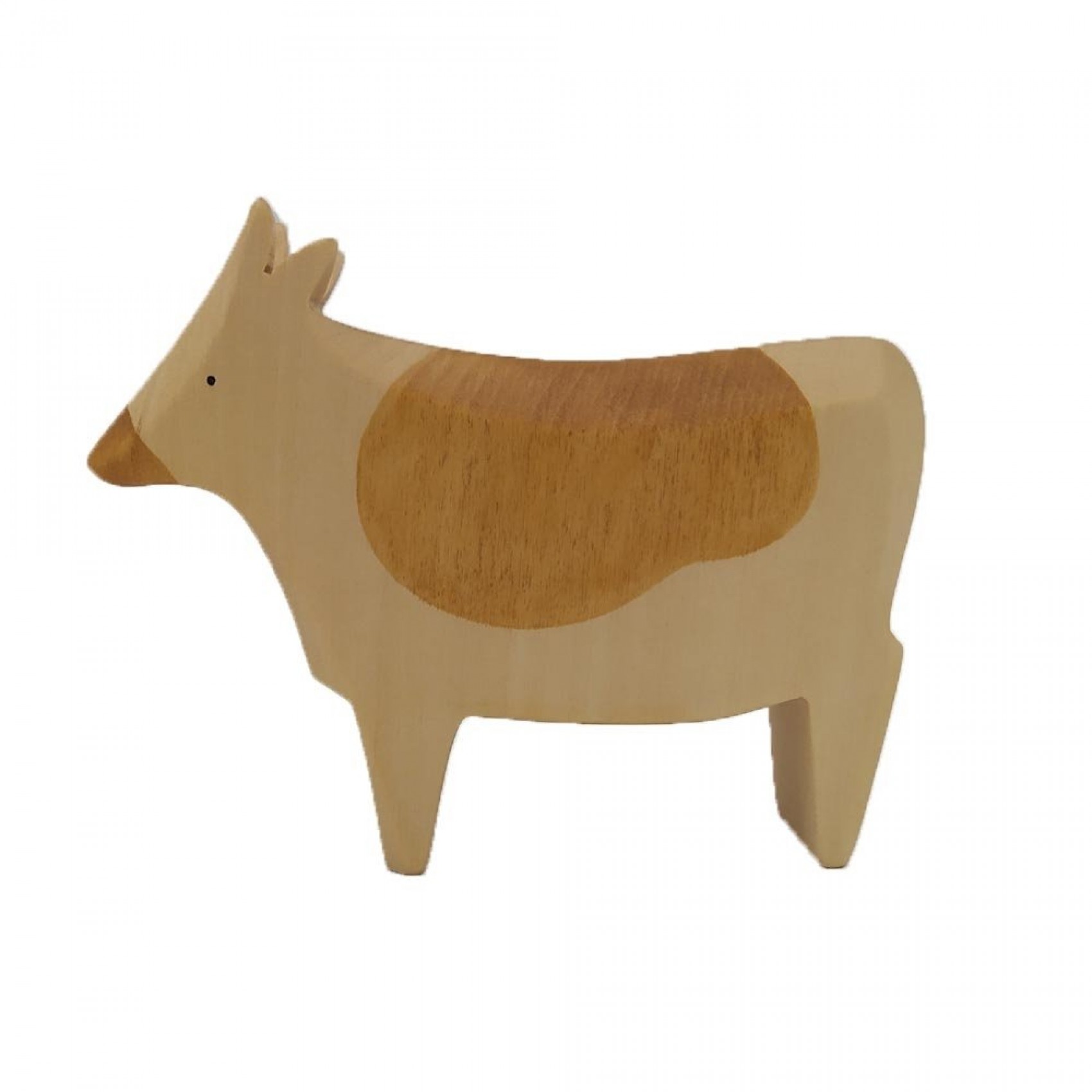 Jouet vache en bois Figurine vache en bois Animaux de la ferme en bois  Jouets animaux en bois Animaux en bois -  France