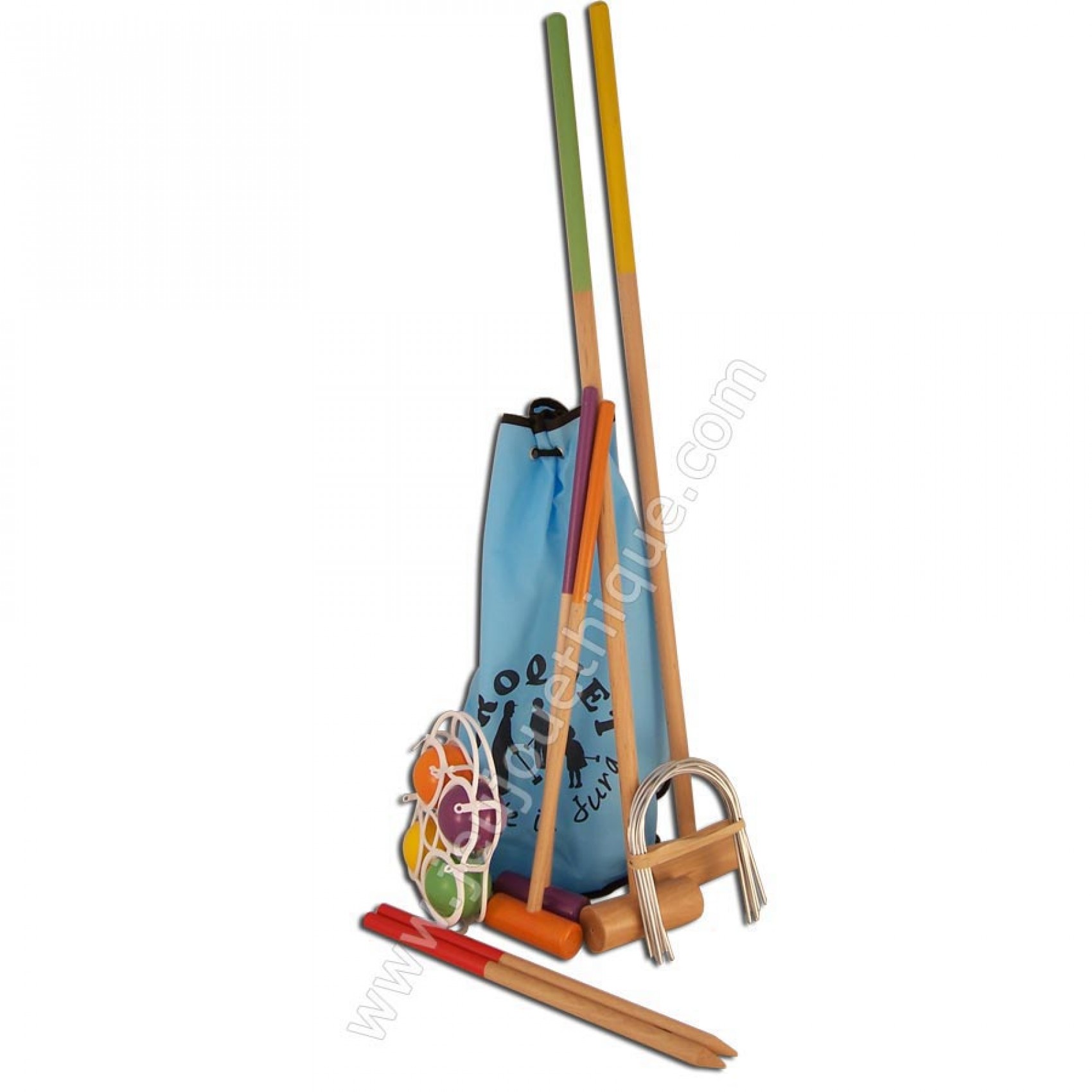 Jeu de croquet dans un sacmixte Artisan du Jura