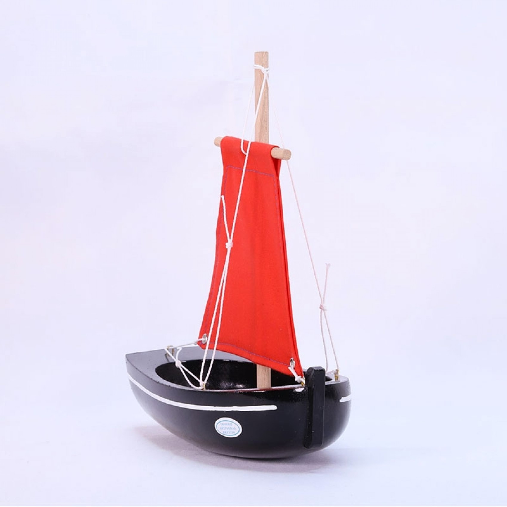 BATEAU / CANOT BOIS ( BALSA ? ) ET ACASTILLAGE - THONIER