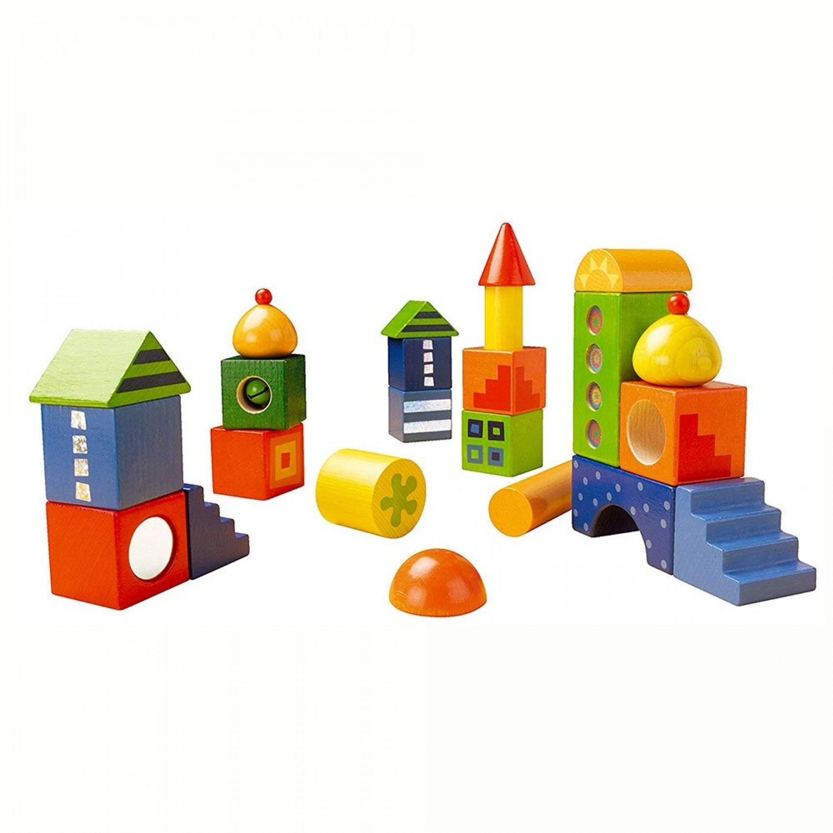 Blocs fantaisie colorés - Haba | Jeujouethique.com