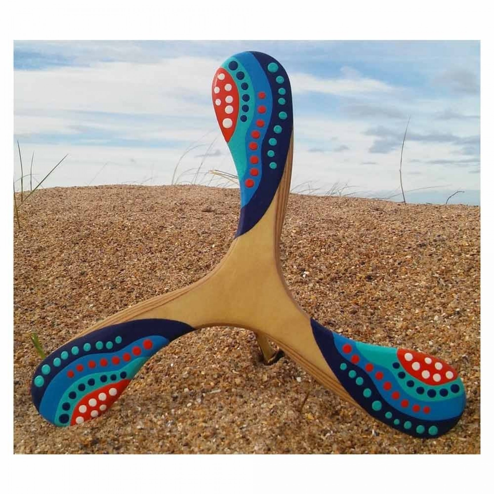 boomerang LMI FOX STREAMER droitier, magasin cirque Nantes Bretagne