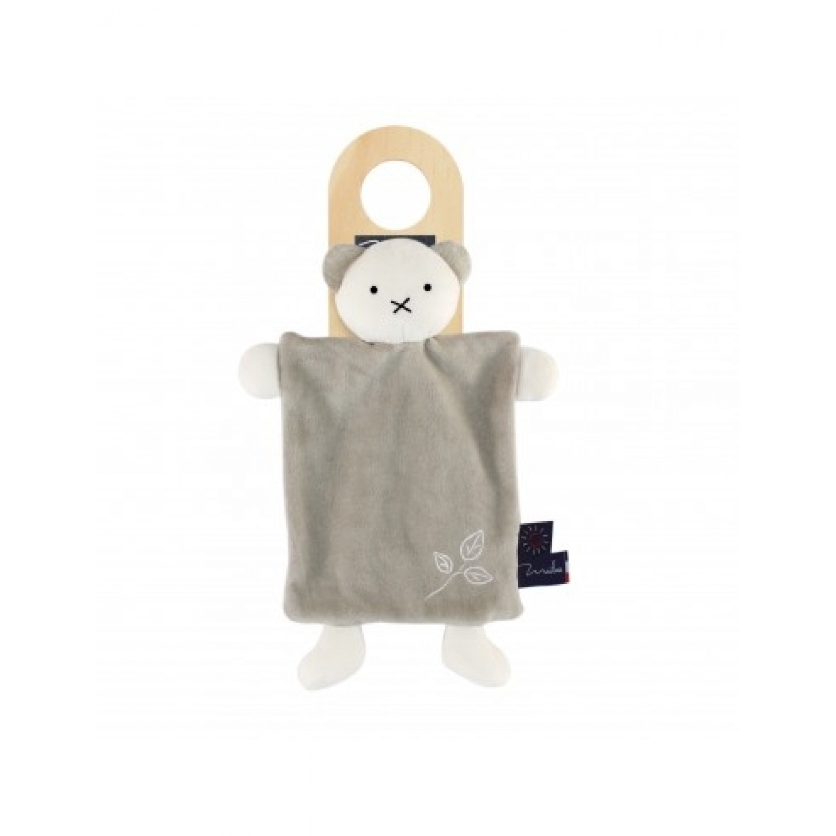 Chicco Carré Doudou Ourson – Peluche Douce – Dès La Naissance – Beige – Lavable En Machine