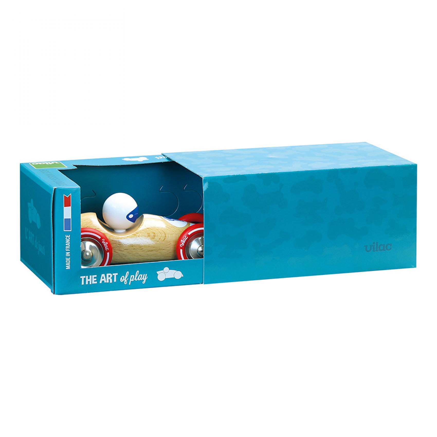 Voiture de course mini roaster Noir - 2331K - Vilac - - Jeux Jouets Déco Bagages à l'Ile