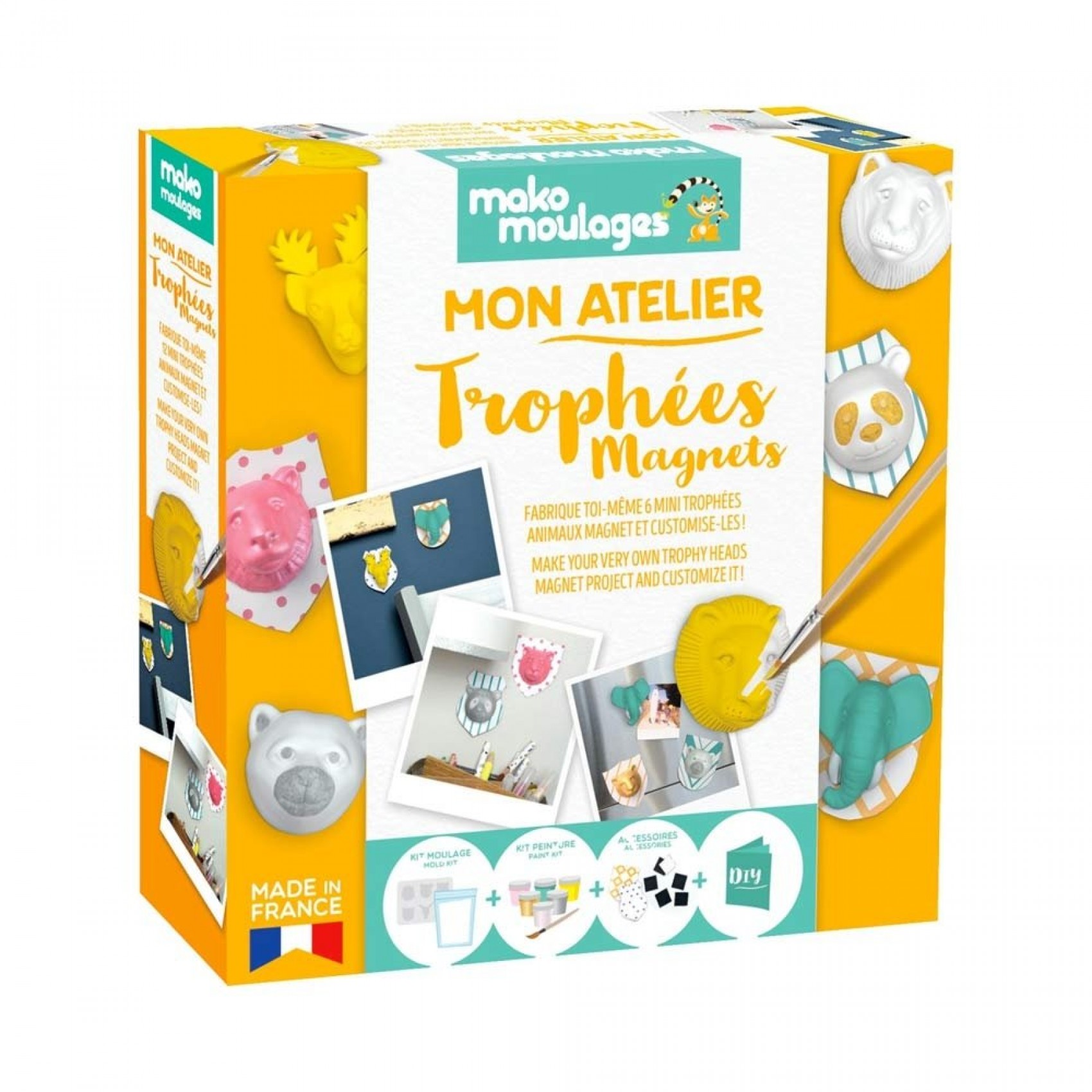 Mako Moulages - Atelier De Création - 2 Vases - Kit De Loisir