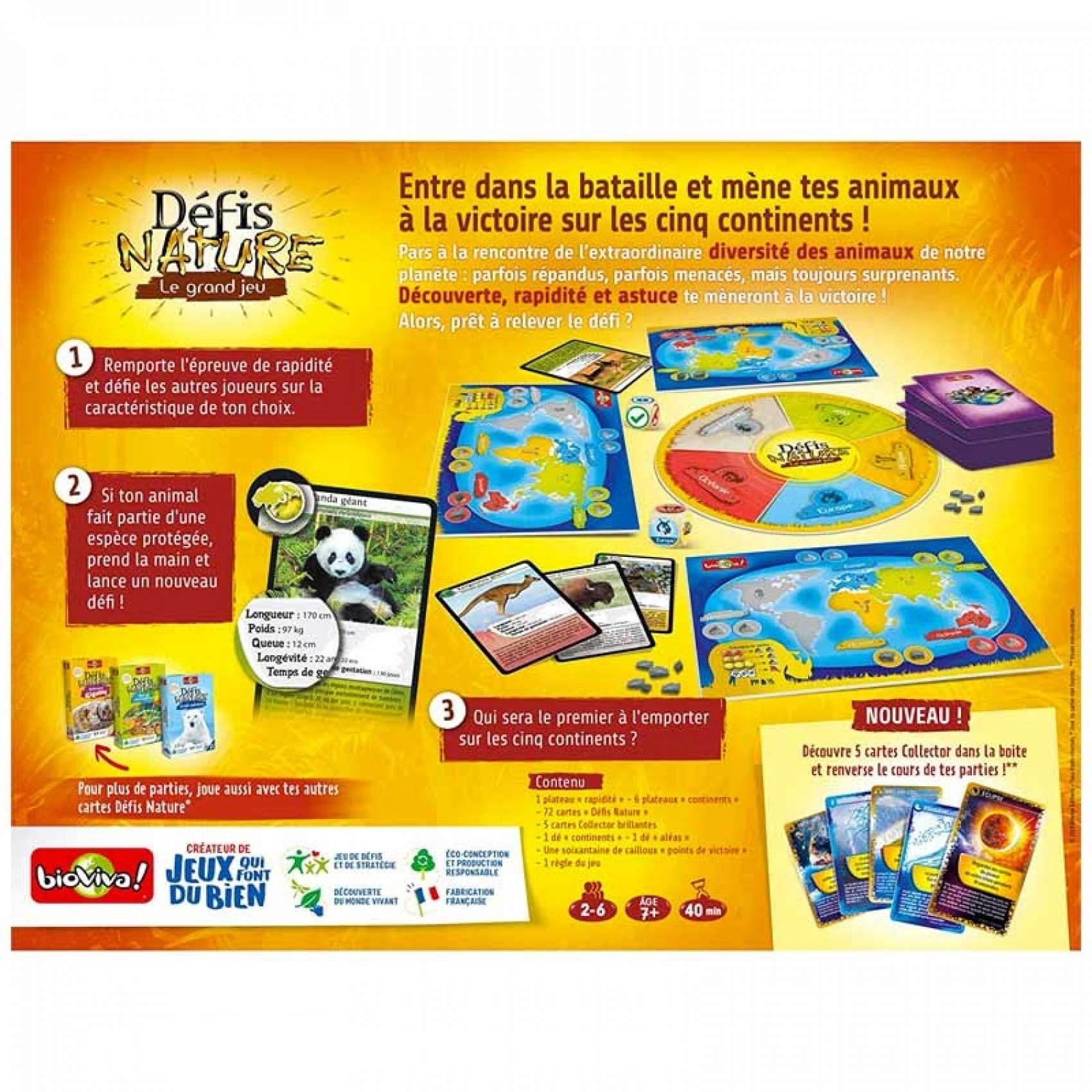 Défis nature - Le grand jeu - Bioviva - Marques de France
