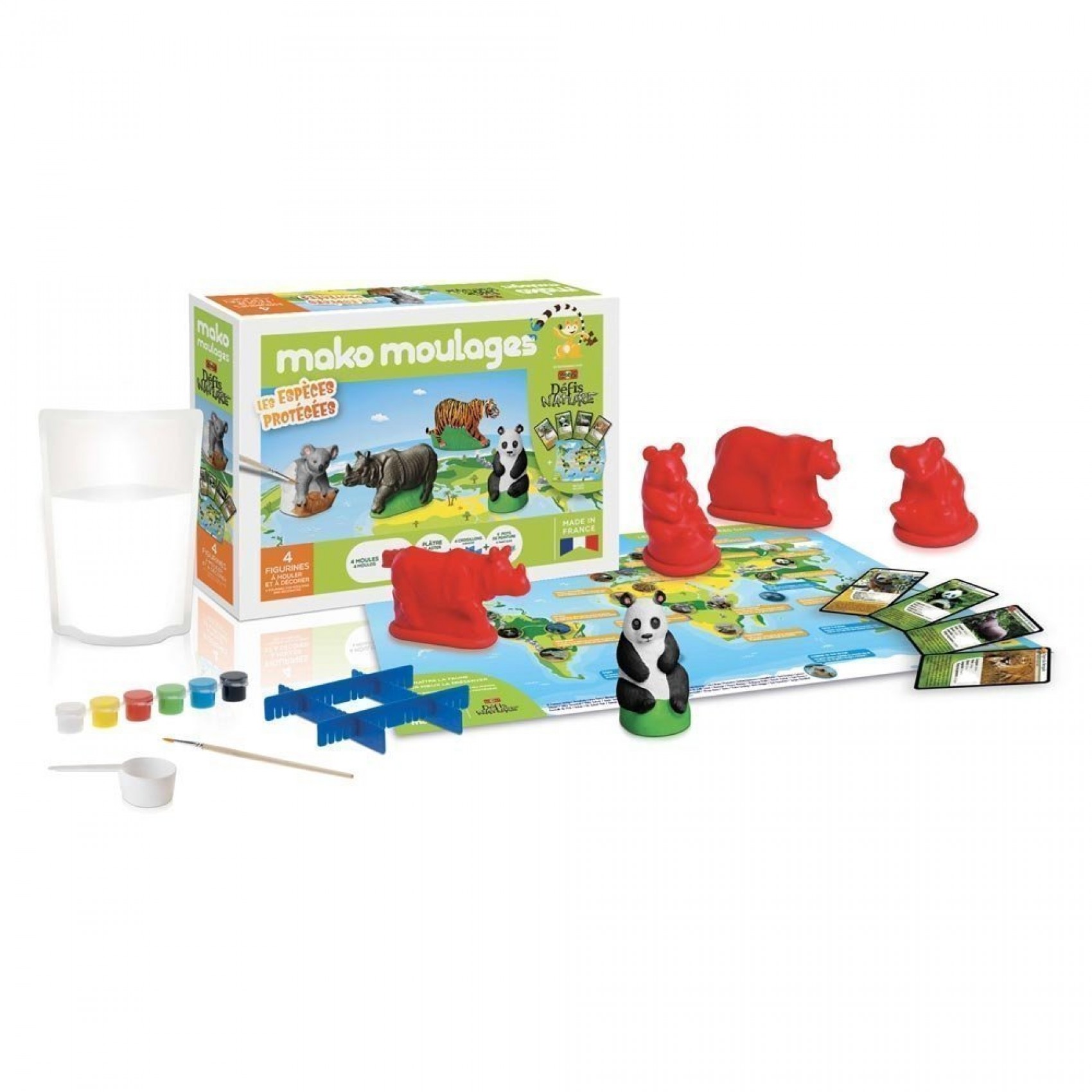 Coffret moulage Crèche de Noël - mako moulages - Les jouets en bois