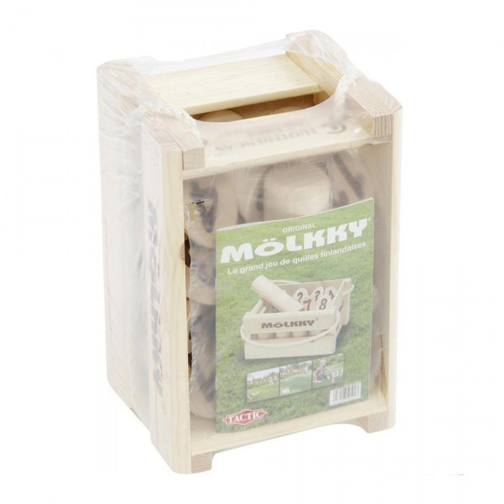 Tactic Mölkky Midi – Jeu De Quilles Finlandaises En Bois – Version Compacte & Nomade – Dès 6 Ans – Convivial & Stratégique