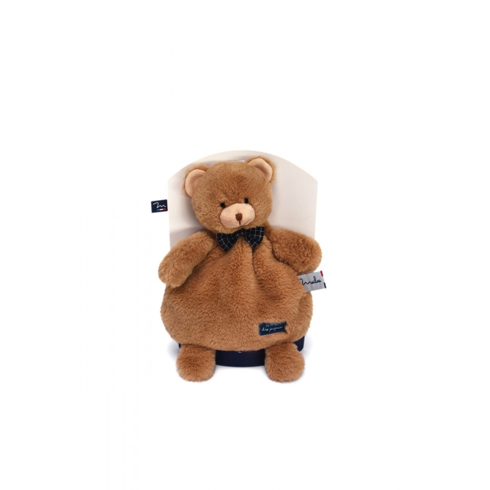 Peluche Ours Trendy vert d'eau, l'ours à câliner, 15 cm