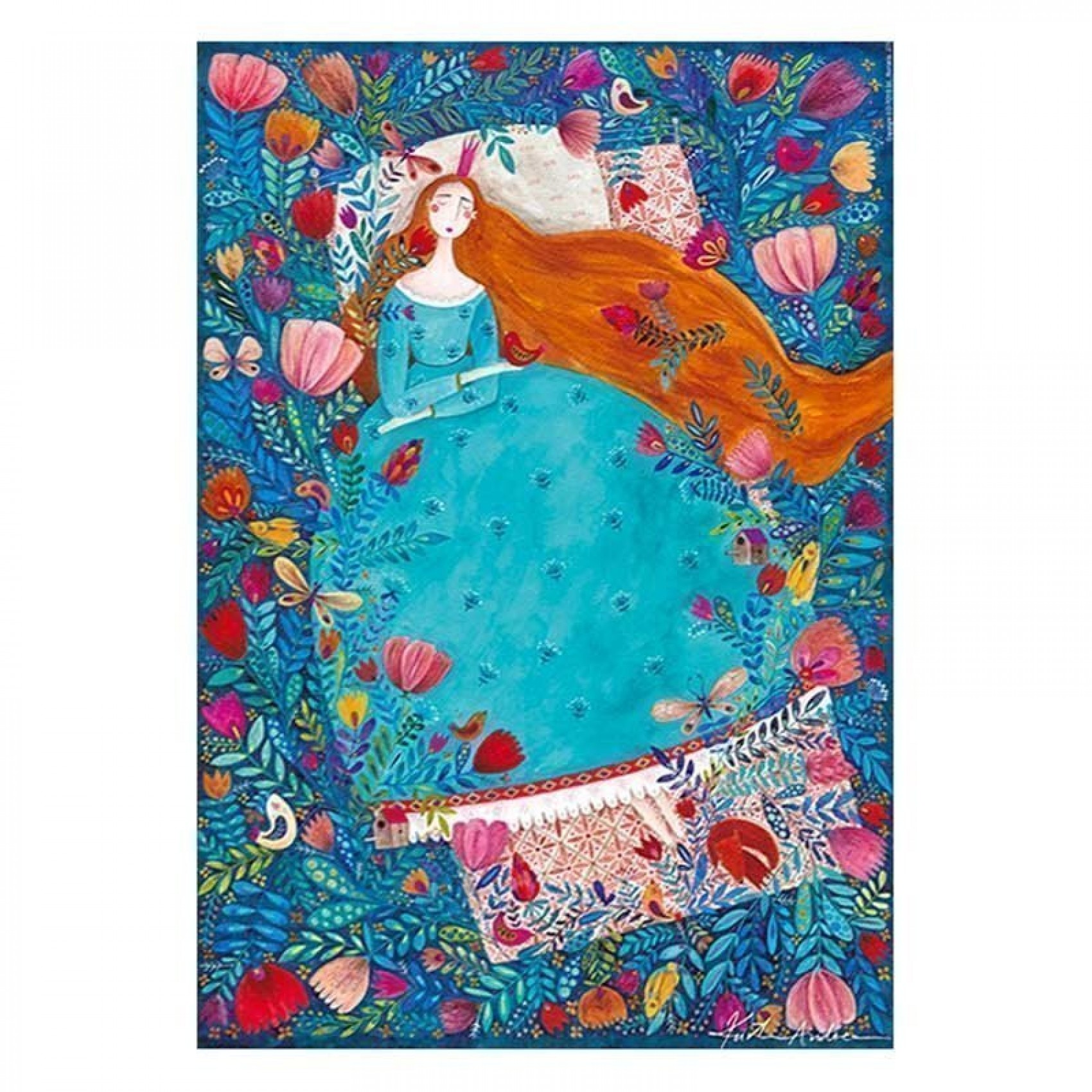 Puzzle 1000 Pezzi D-Toys 'Primavera' Di Andrea Kürti - Dimensioni 68x47 Cm