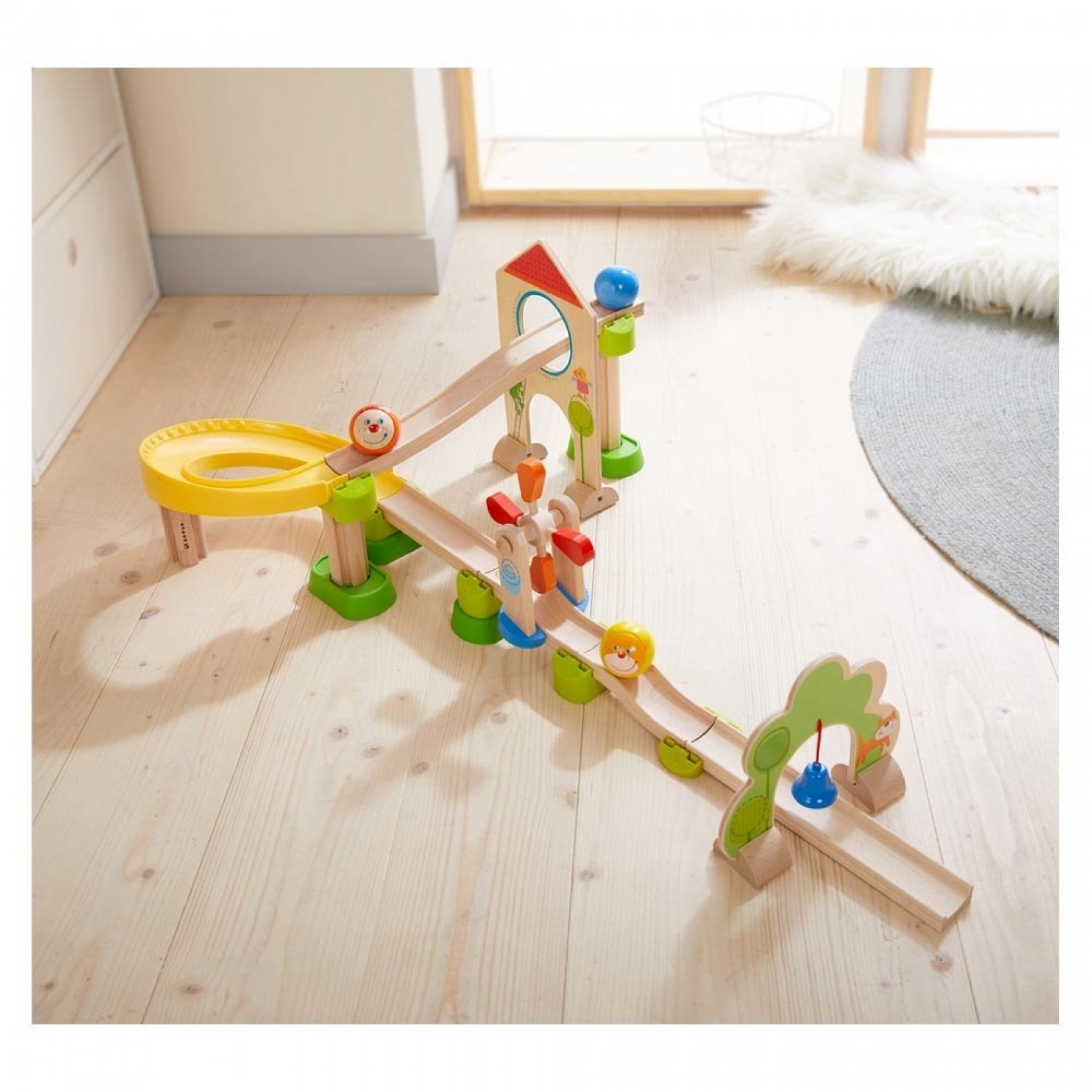 Billes Enfant Kullerbü - Toboggan à Billes Le Domino Des Poules - N/A Billes Enfant Kullerbü - Toboggan à Billes Le Domino Des Poules - N/A