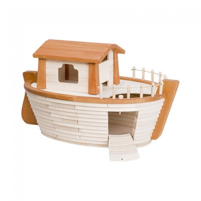 Arche De Noe Geante En Bois Holztiger Jeujouethique Com