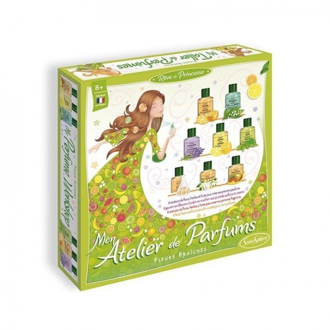 Mon Atelier De Parfum – Coffret Créatif Pour Composer Ses Propres Fragrances, 8 Essences, Pipettes Et Flacon – Dès 8 Ans