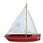 Grande Barque en bois rouge 32 cm