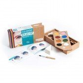 Kit de maquillage 8 couleurs arc-en-ciel