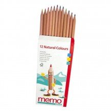 12 Crayons de couleur - Fabricant Allemand