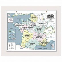 Carte Vintage - La France des régions - Emile En ville
