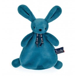 Doudou Lapin Dorlotin - Bleu minéral - 24 cm