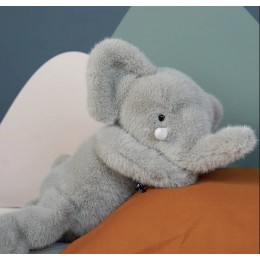 Peluche l'éléphant Sowen - Gris 30 cm de Maïlou Tradition