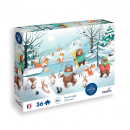 Puzzle 36 pièces - Calypto - Sous la neige - Sentosphère