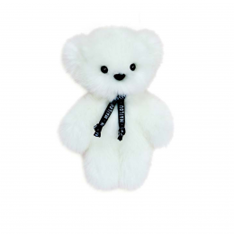 Peluche Petit Frenchie 20 cm - Blanc - Maïlou Tradition