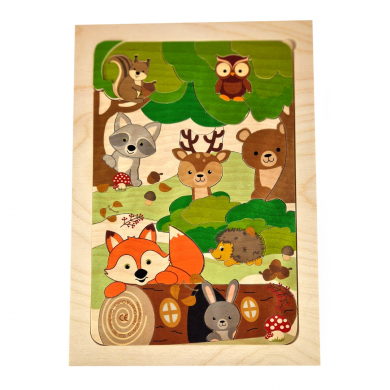 Puzzle - Animaux de la forêt