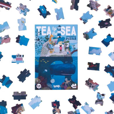 Puzzle Thé au bord de la mer - 100 pièces - Londji