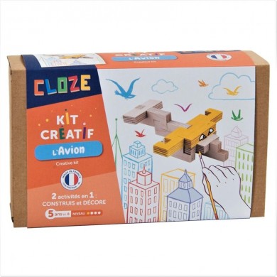 Kit créatif Cloze construction Avion - Cloze
