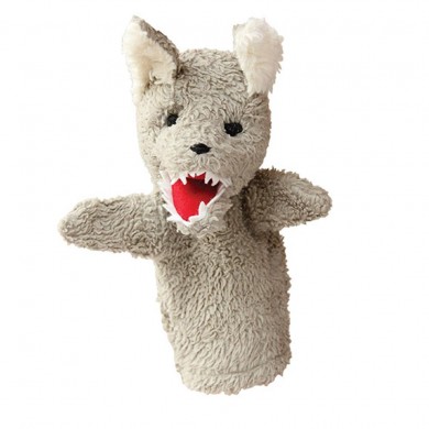 Doudou marionnette Loup - Fabricant Allemand