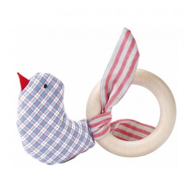 Hochet Oiseau en tissu avec anneau - Käthe Kruse