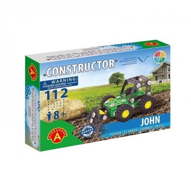 Jeu de construction - Petit Tracteur avec Charrue 112 pièces - Alexander Toys