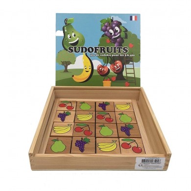 Jeu de Sudoku - Sudofruits - Artisan du Jura