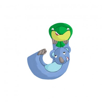 Lettre en bois pour prénom J